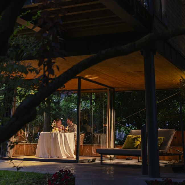 Weekend Romantico Lago di Garda in Treelodgy con Cena e Spa